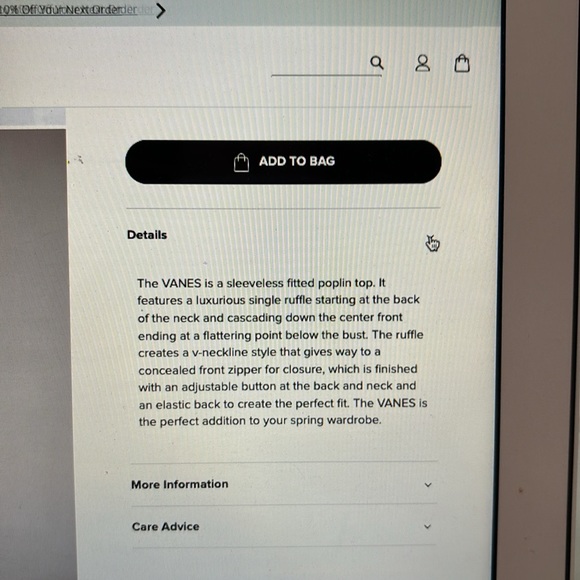 Anne Fontaine halter blouse - Picture 5 of 10